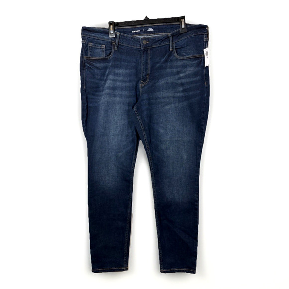 NEW Old Navy Rockstar Super Skinny High Rise Size 18 Short Dark Blue Jeans NWT - Picture 1 of 9